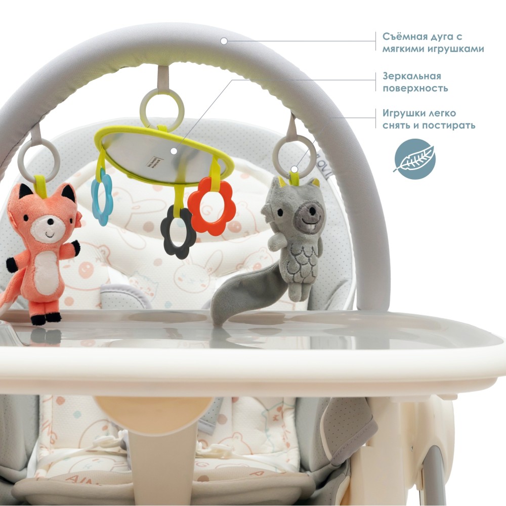 Стульчик для кормления iLovi Safety Yellow