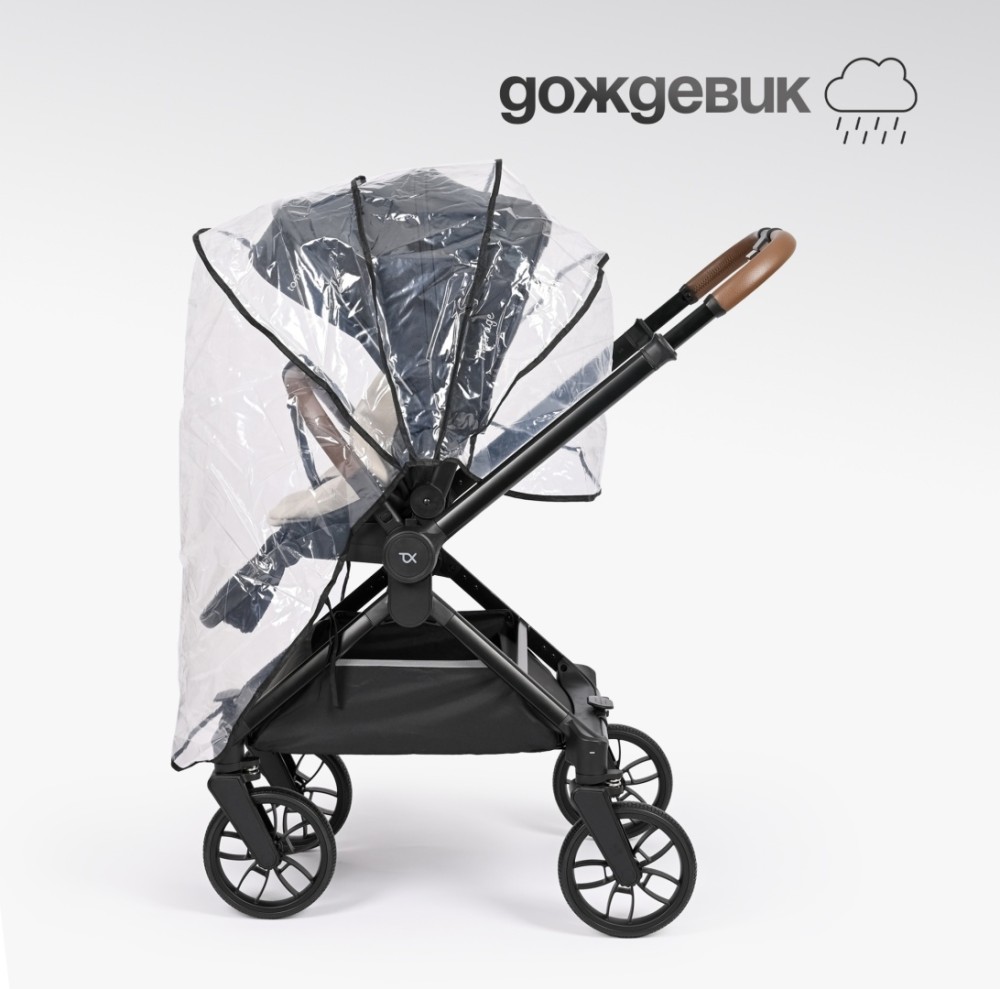 Коляска детская 2 в 1 TOMIX MIRAGE, (Black)