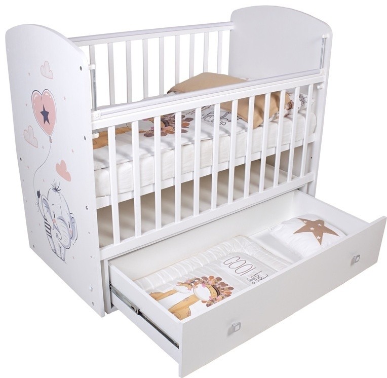 Детская кровать Фея 750, слоник