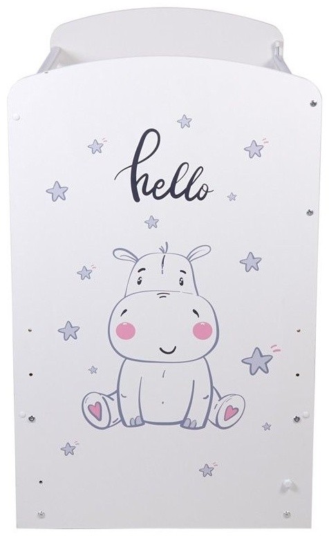 Детская кровать Фея 750, бегемотик