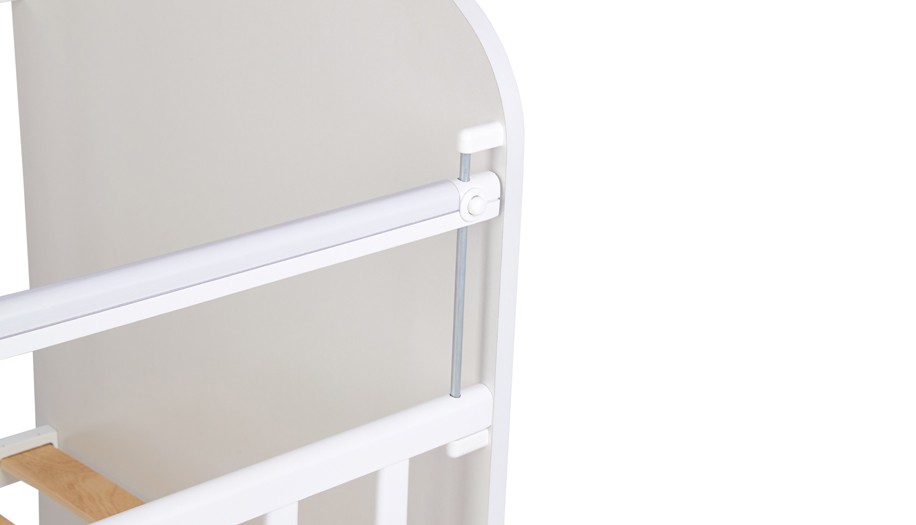 Кроватка детская Фея 701 Медвежонок, белый