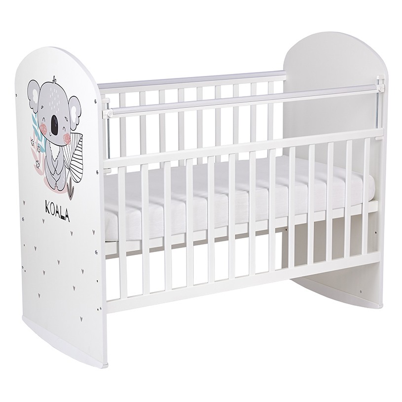 Кроватка детская Фея 701 Коала, белый