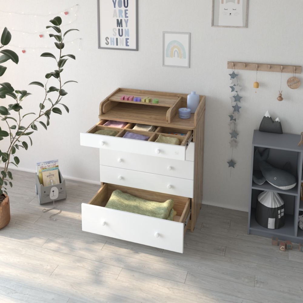 Комод ATON "MAKS", дуб канзас