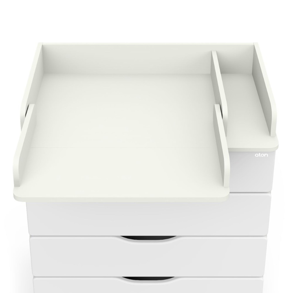 Комод ATON "Сириус-2 WOOD 804", белый премиум