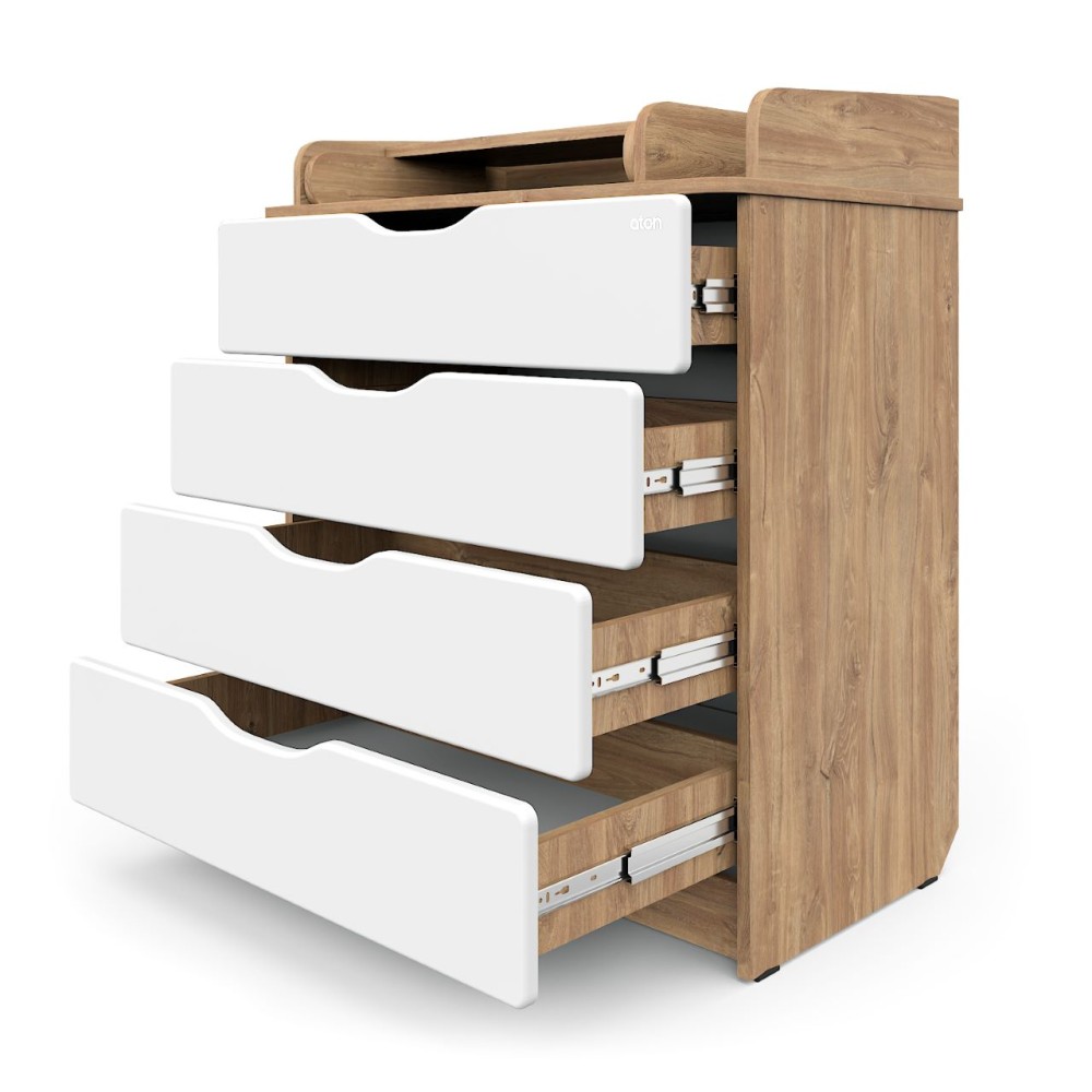 Комод ATON "Сириус-2 WOOD 804", дуб канзас