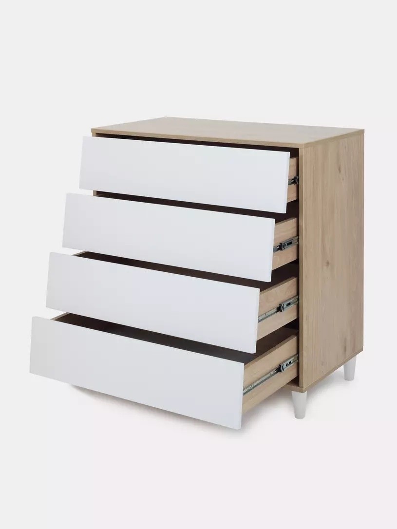 Комод RANT "BERGEN" 84см 4 ящ. Cloud White