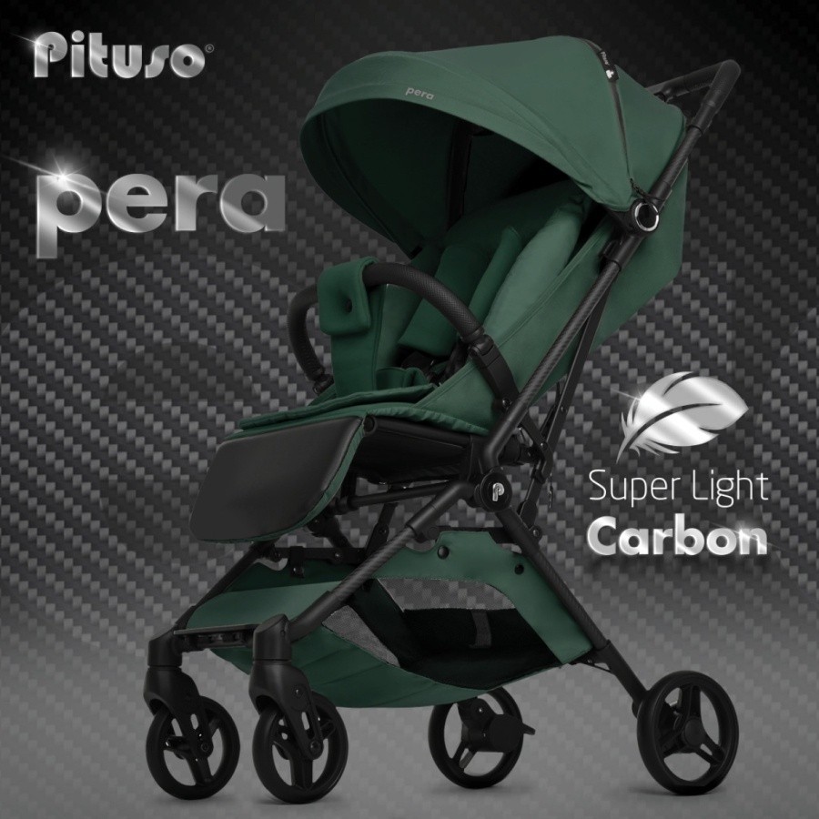 Коляска прогулочная Pituso Pera X-33, Army green/рама carbon