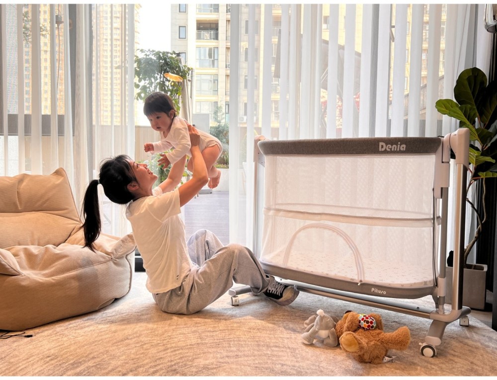 Колыбель 3 в 1 PITUSO Denia на колёсах Grey/серый