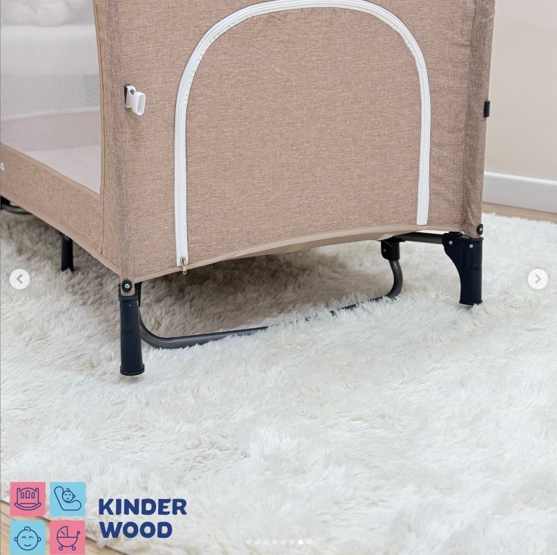 Манеж POPYPAPPA серый