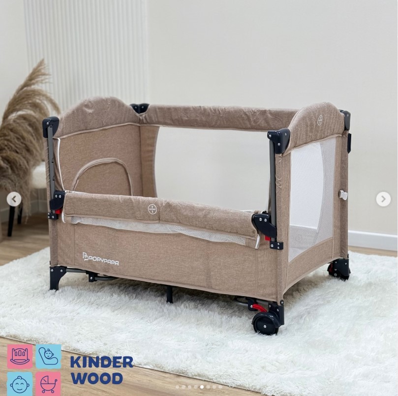 Манеж POPYPAPPA бежевый