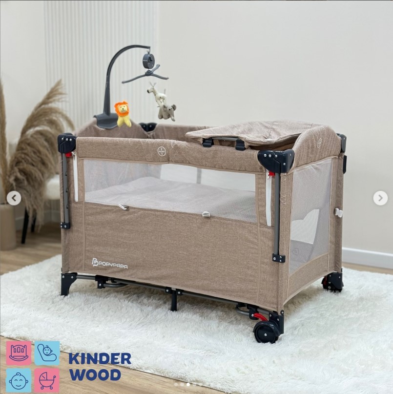Манеж POPYPAPPA бежевый