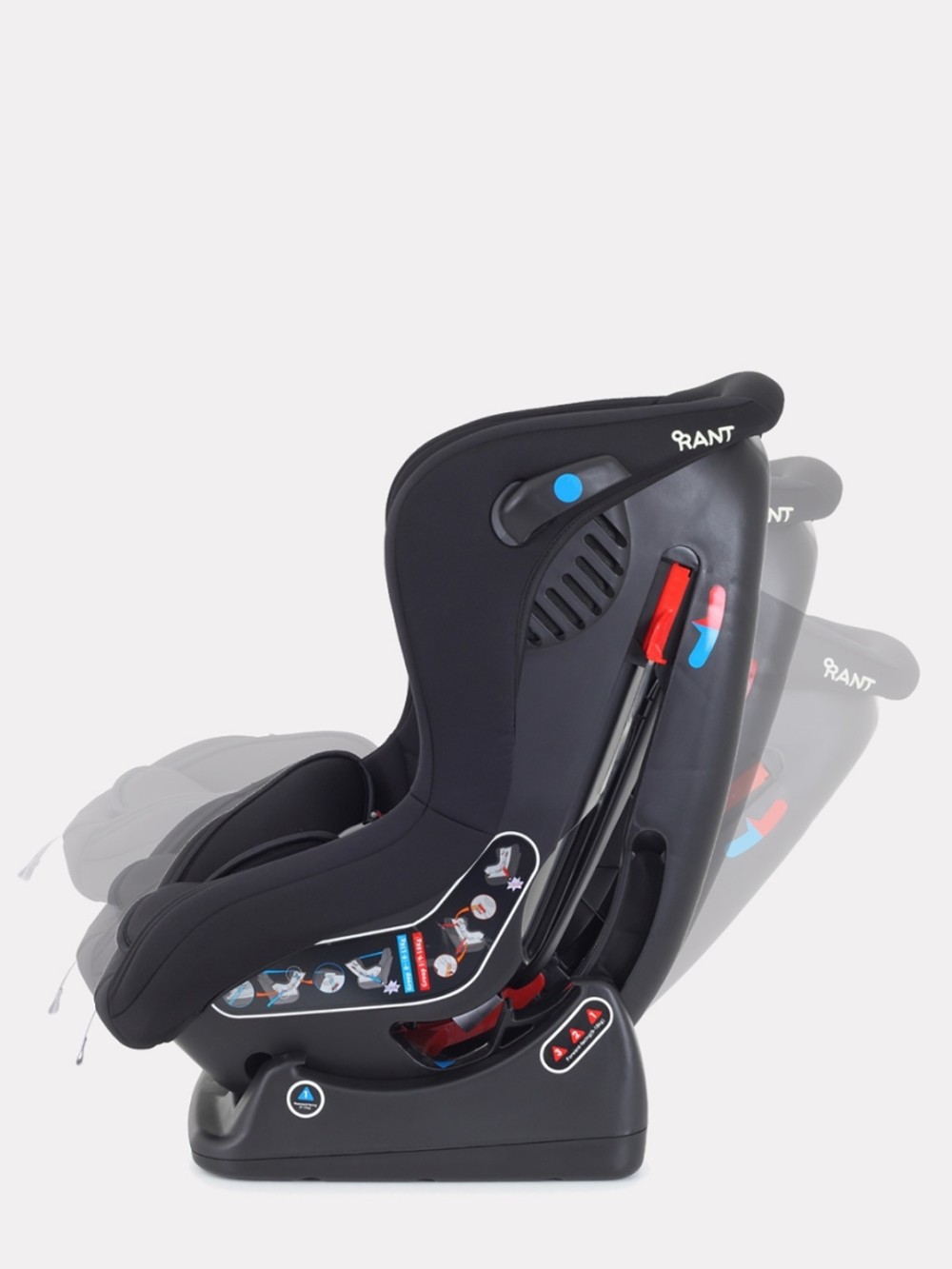 Автокресло Rant Pilot Active Line 0/1 (0-18 кг) Black