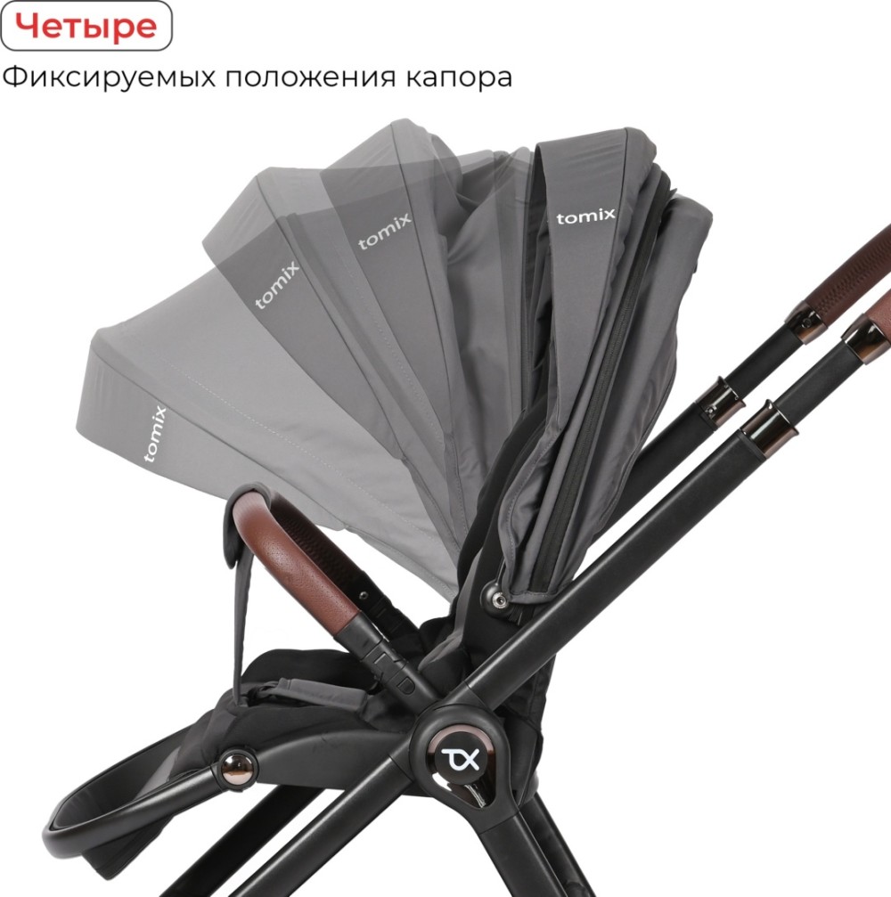 Коляска 2в1 Tomix Selena Grey