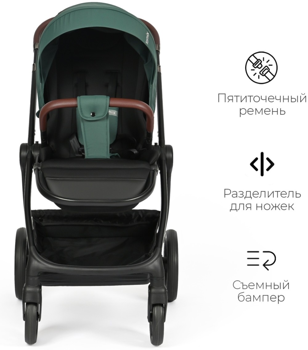 Коляска 2в1 Tomix Selena Green