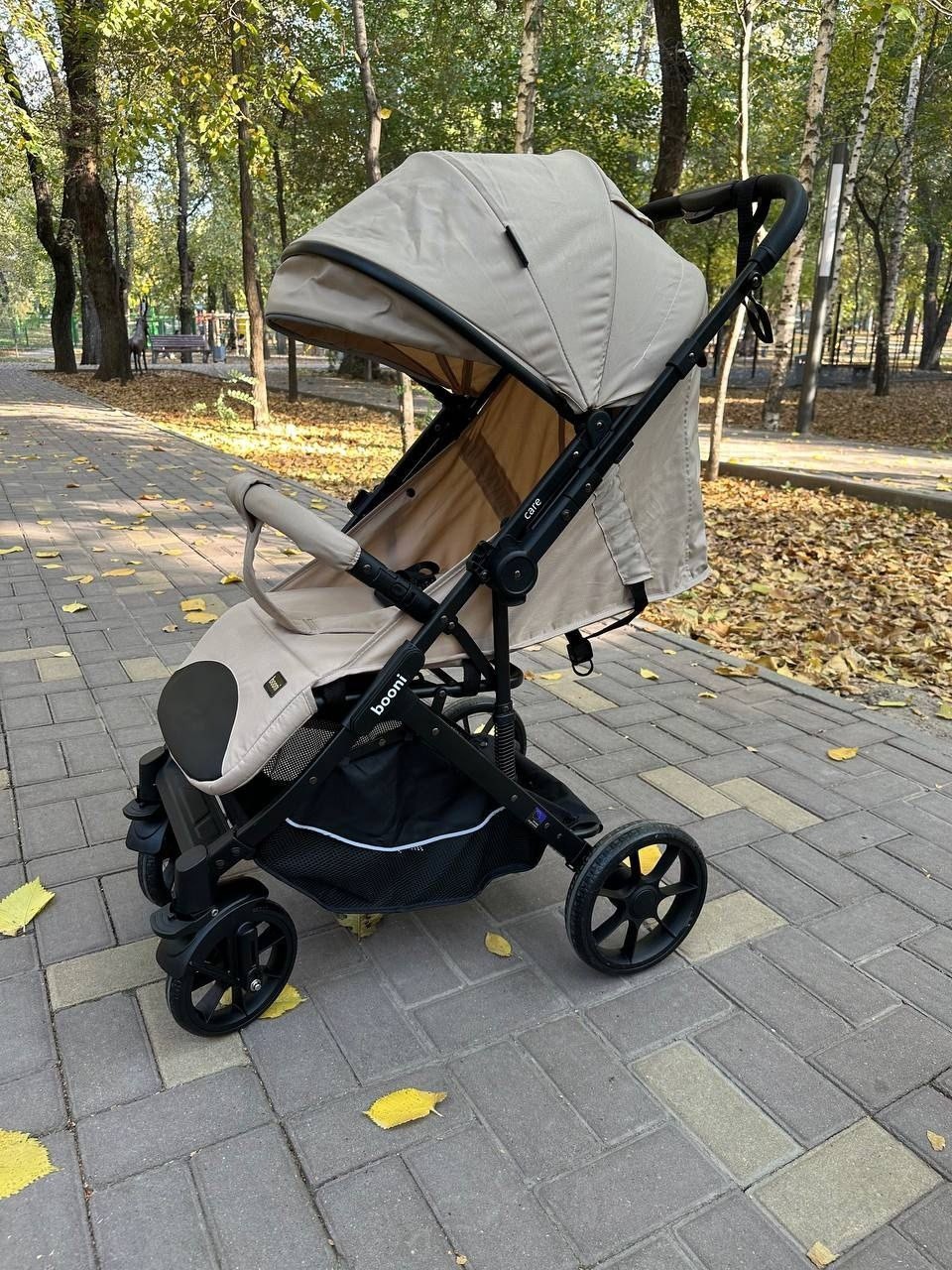 Коляска прогулочная Booni Care, бежевый