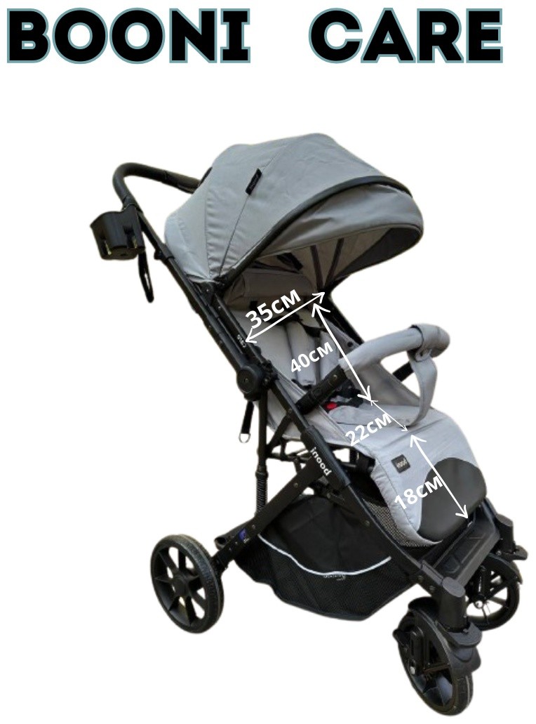 Коляска прогулочная Booni Care, серый