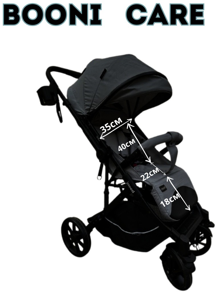 Коляска прогулочная Booni Care, черный