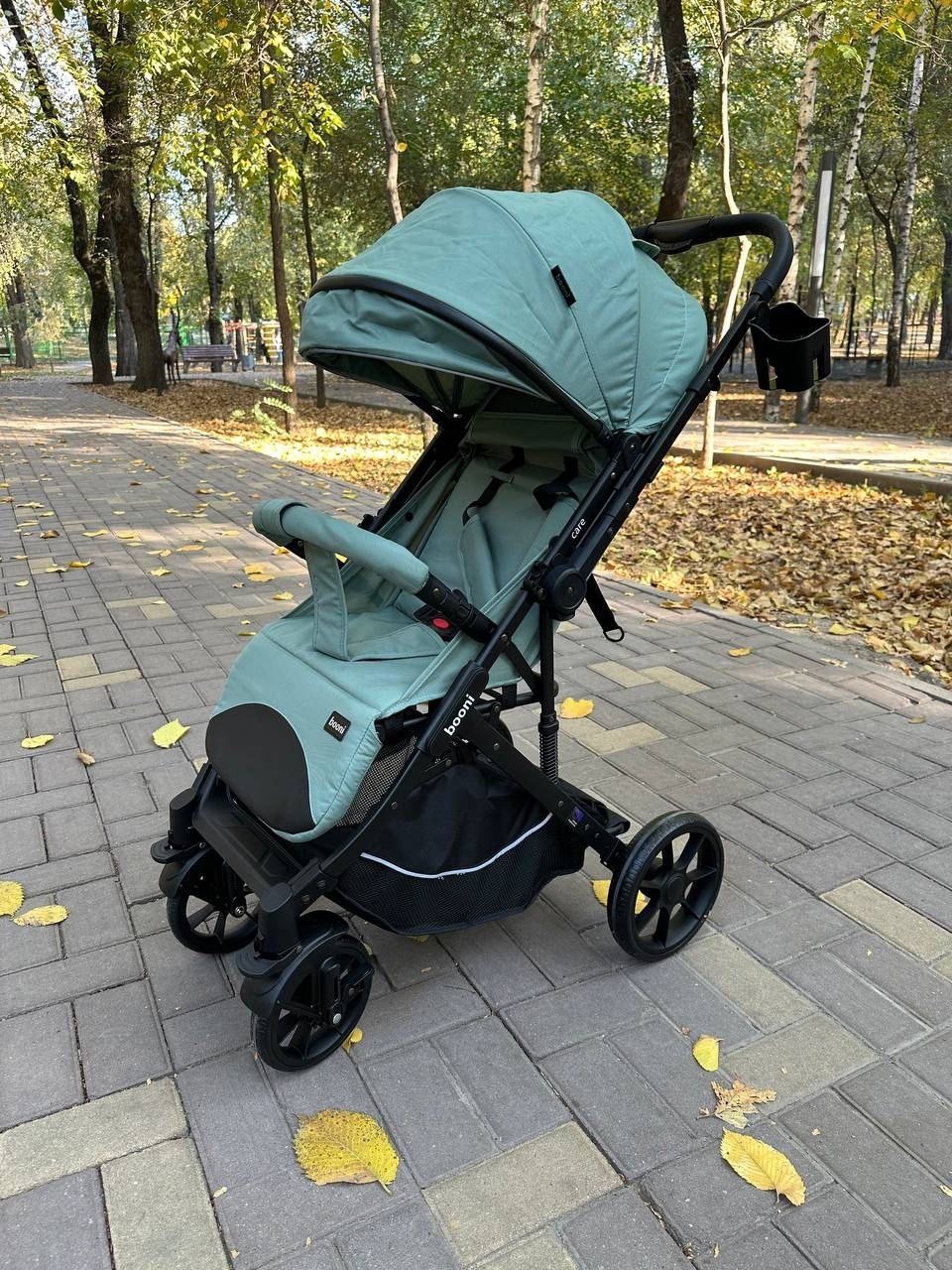 Коляска прогулочная Booni Care, бирюзовый