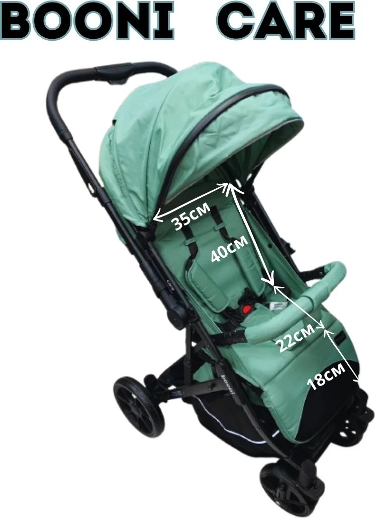 Коляска прогулочная Booni Care, бирюзовый