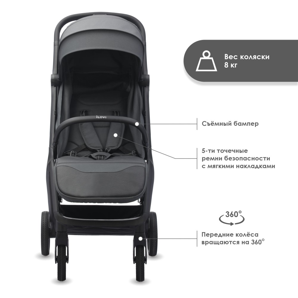 Коляска iLovi Move Grey