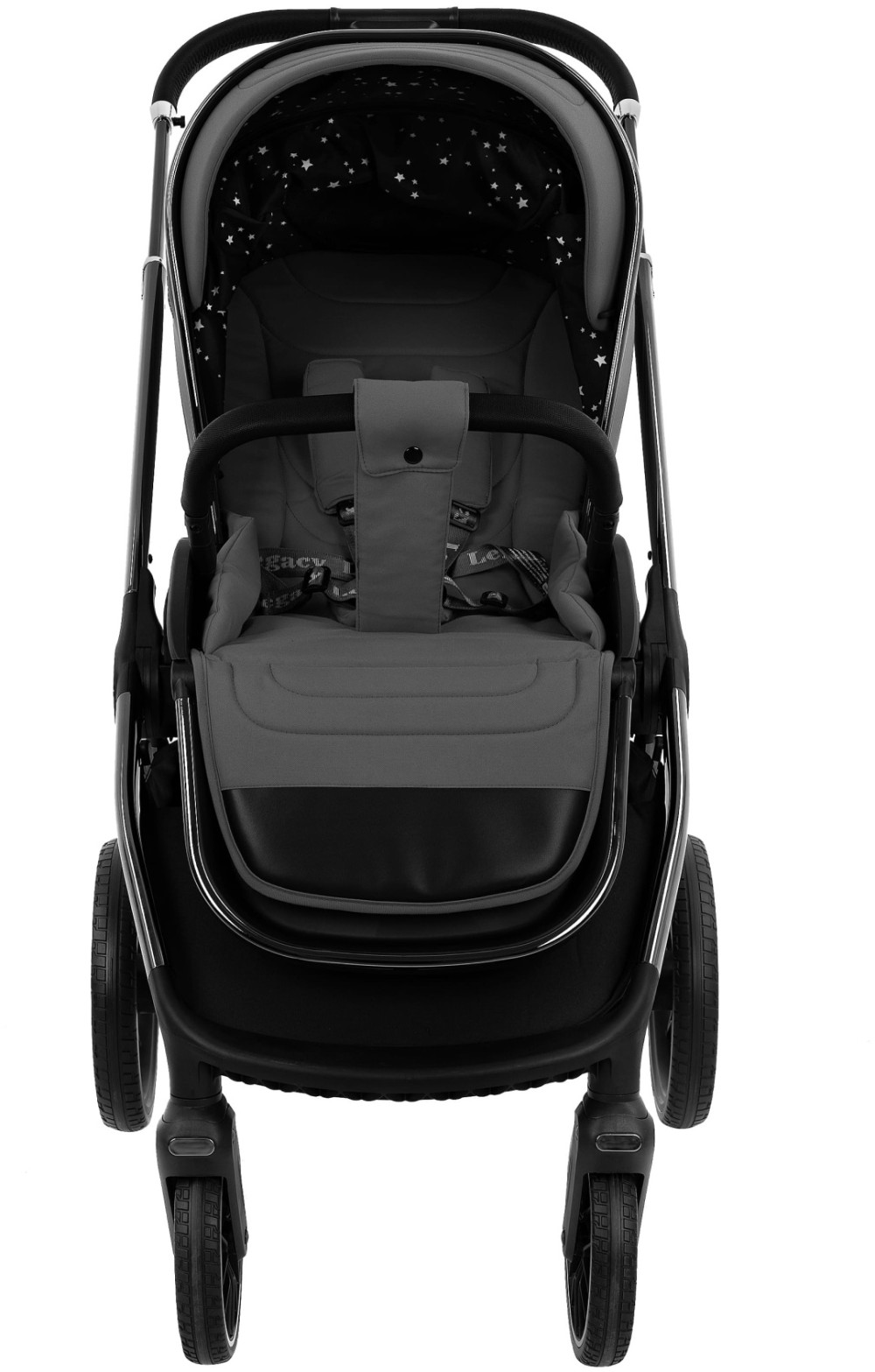 Коляска 2 в 1 Pituso Mayla Luxury Dark Grey