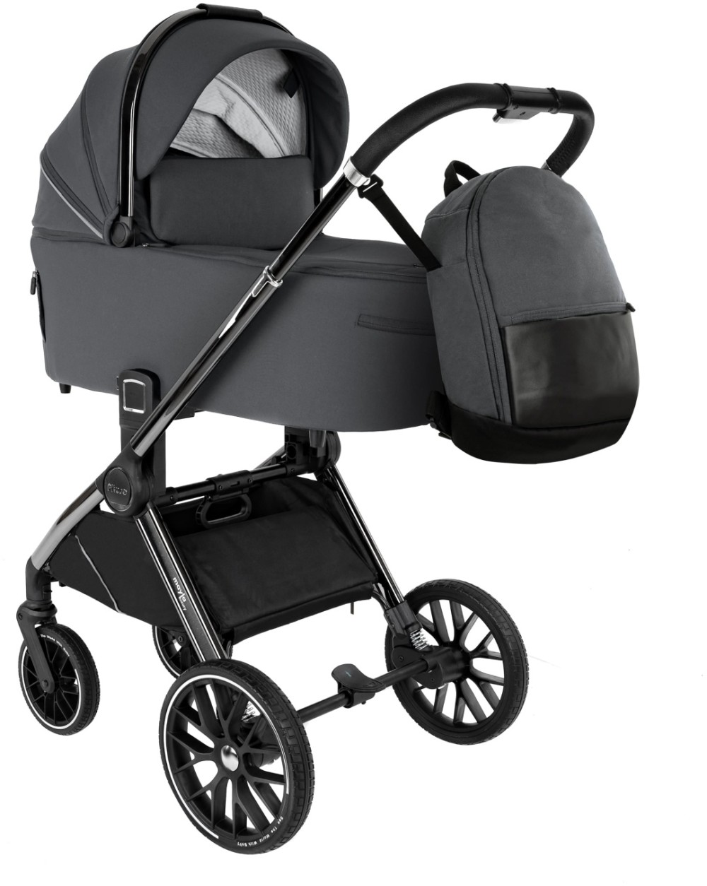 Коляска 2 в 1 Pituso Mayla Luxury Dark Grey