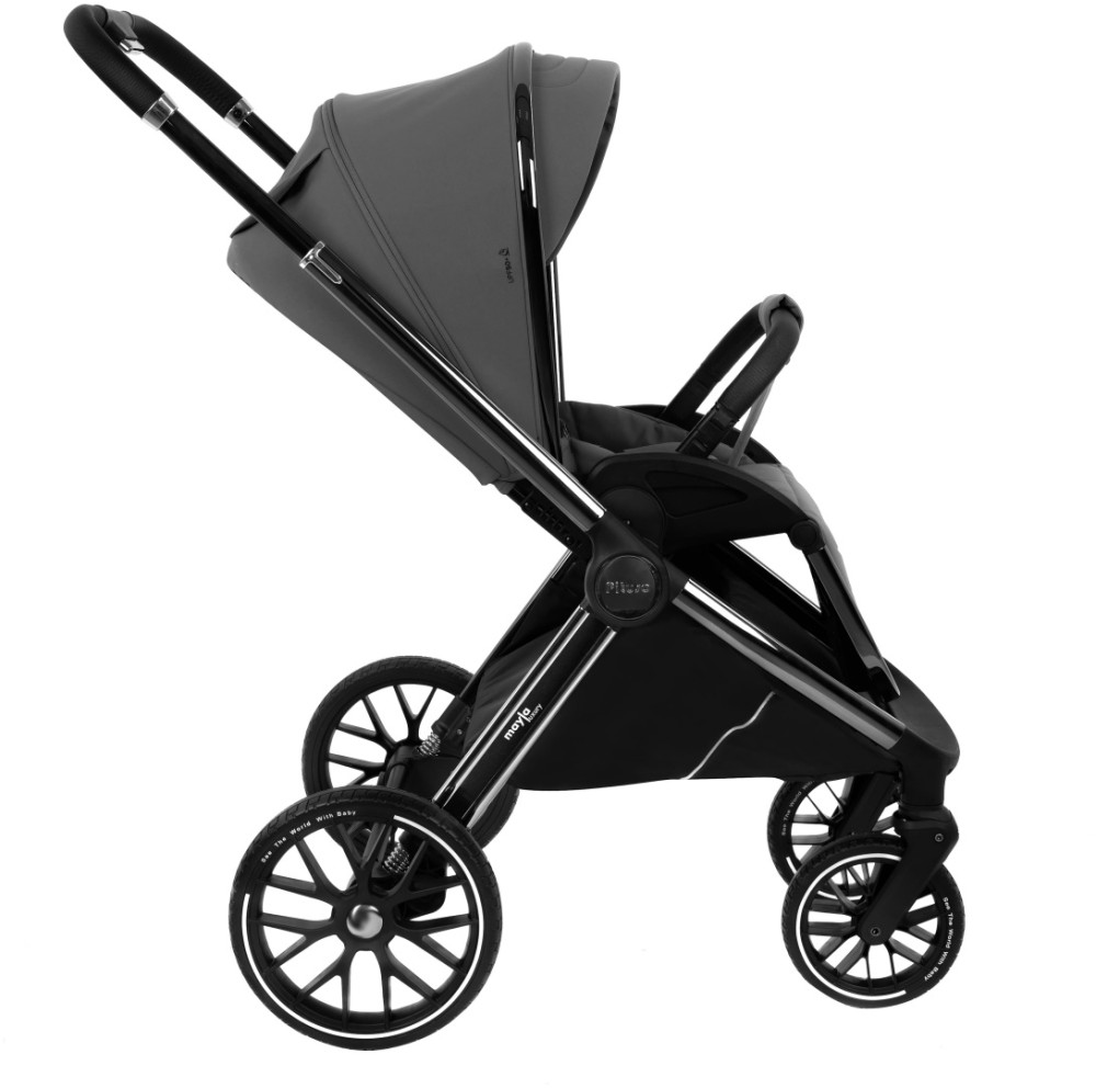 Коляска 2 в 1 Pituso Mayla Luxury Dark Grey