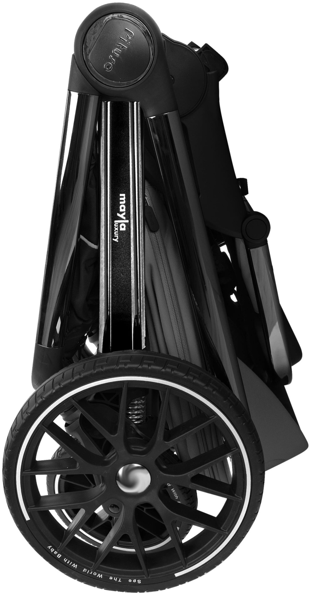 Коляска 2 в 1 Pituso Mayla Luxury Dark Grey