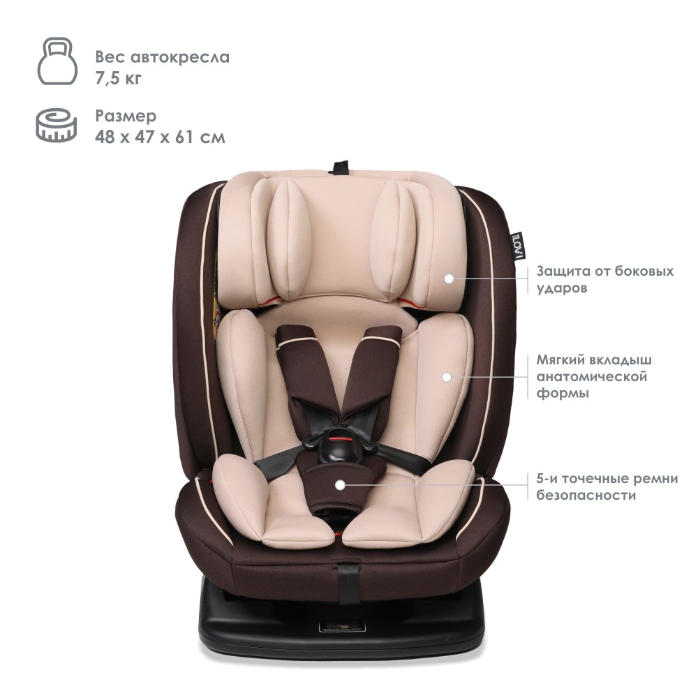 Автокресло iLovi Born Brown