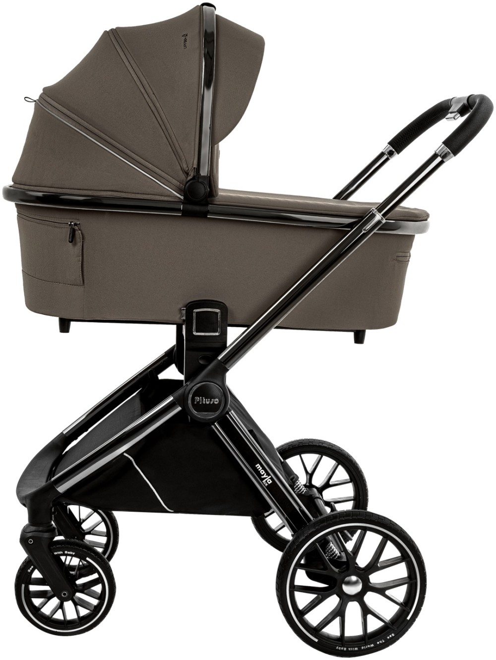 Коляска 2 в 1 Pituso Mayla Lux Mocca