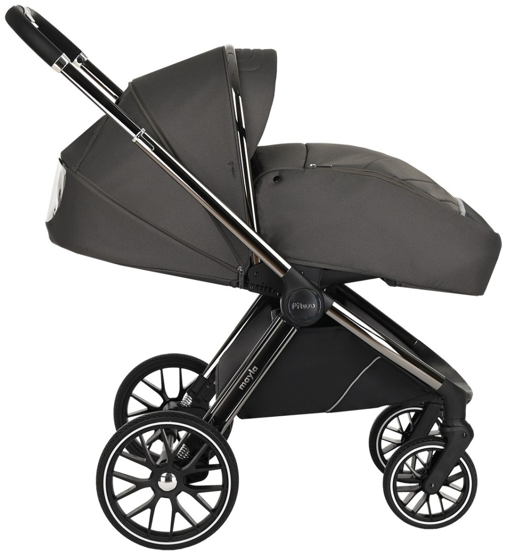 Коляска 2 в 1 Pituso Mayla Dark Grey