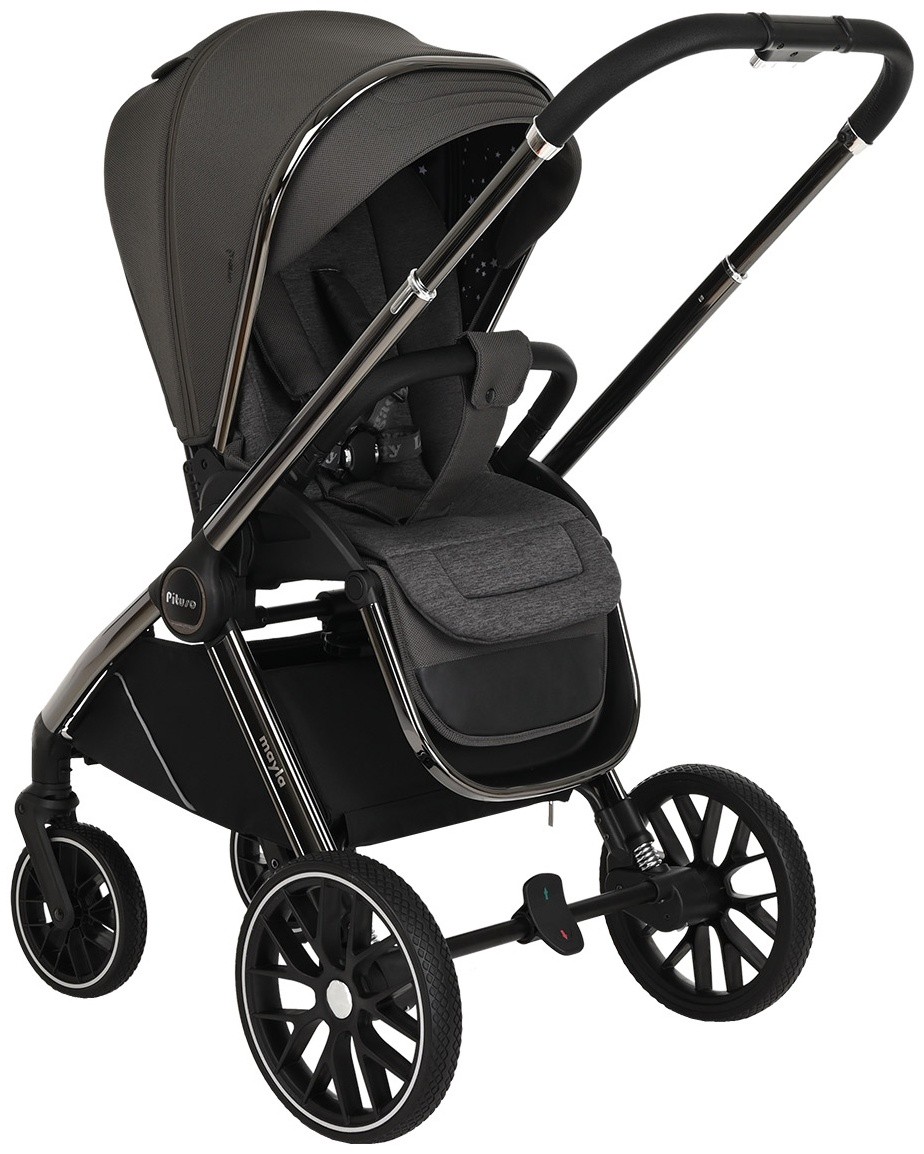Коляска 2 в 1 Pituso Mayla Dark Grey