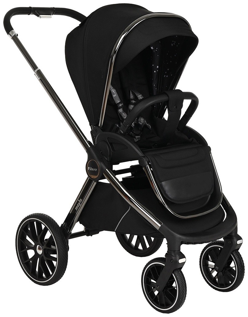 Коляска 2 в 1 Pituso Mayla Black