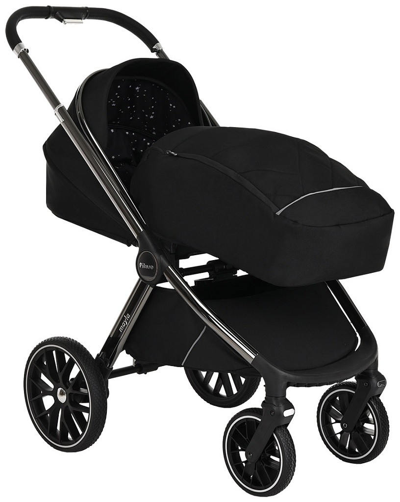 Коляска 2 в 1 Pituso Mayla Black
