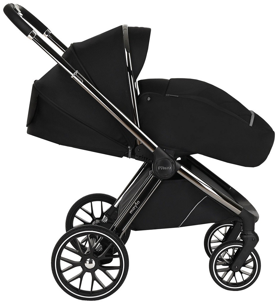 Коляска 2 в 1 Pituso Mayla Black