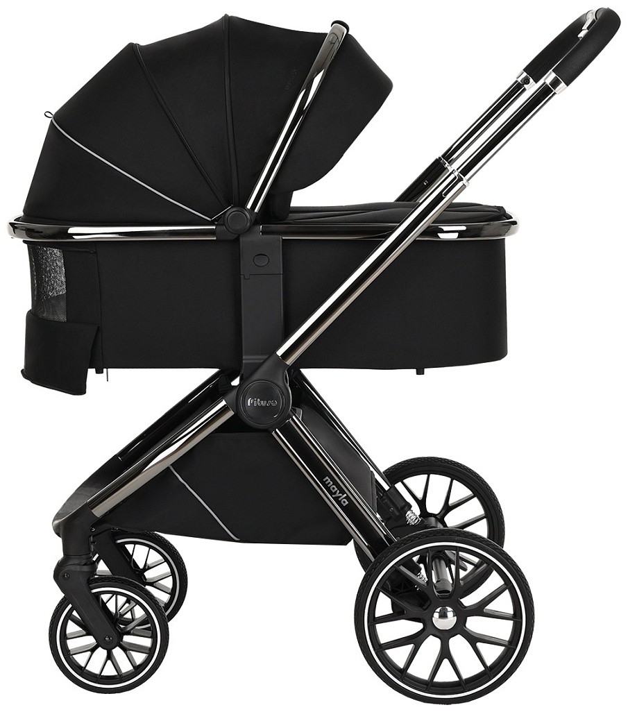 Коляска 2 в 1 Pituso Mayla Black