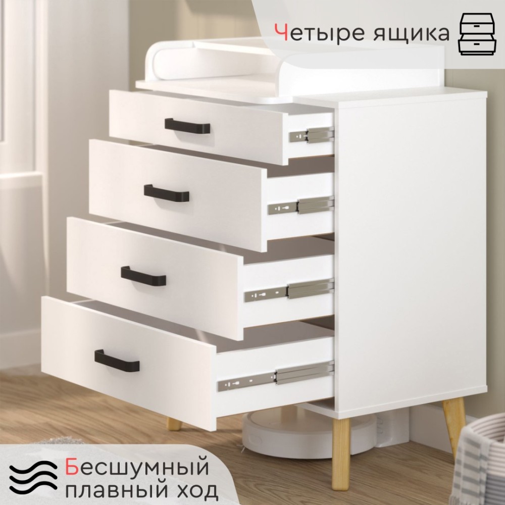 Комод TOMIX Lorran белый