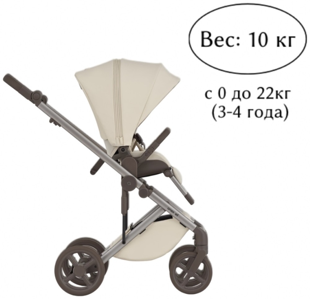 Коляска 2 в 1 Anex Eli Milky