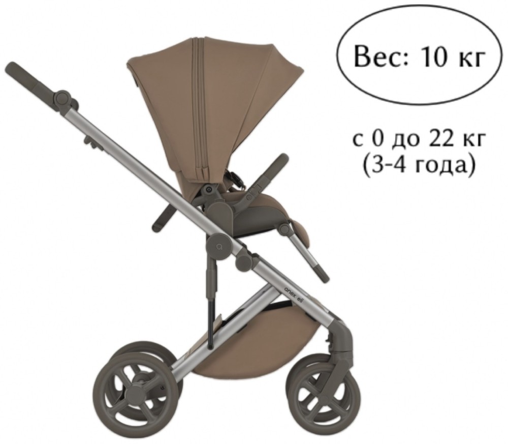 Коляска 2 в 1 Anex Eli Woody