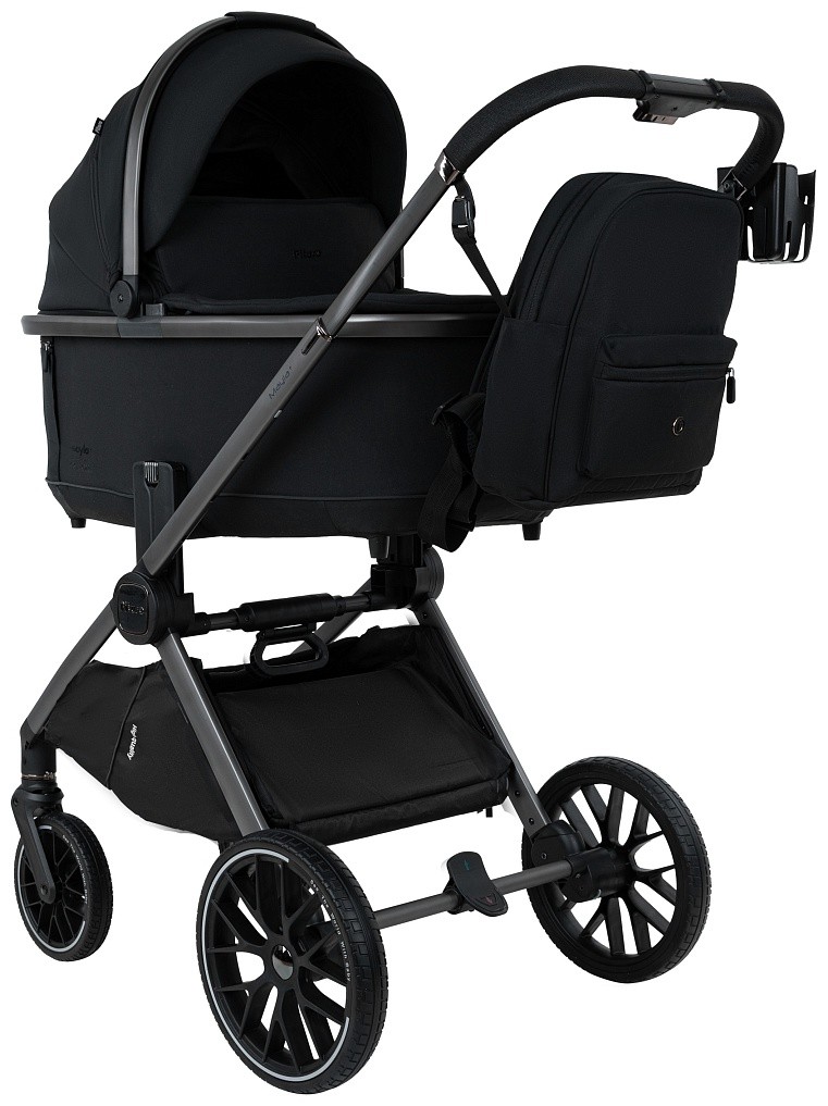 Коляска 2 в 1 Pituso Mayla Plus BLACK