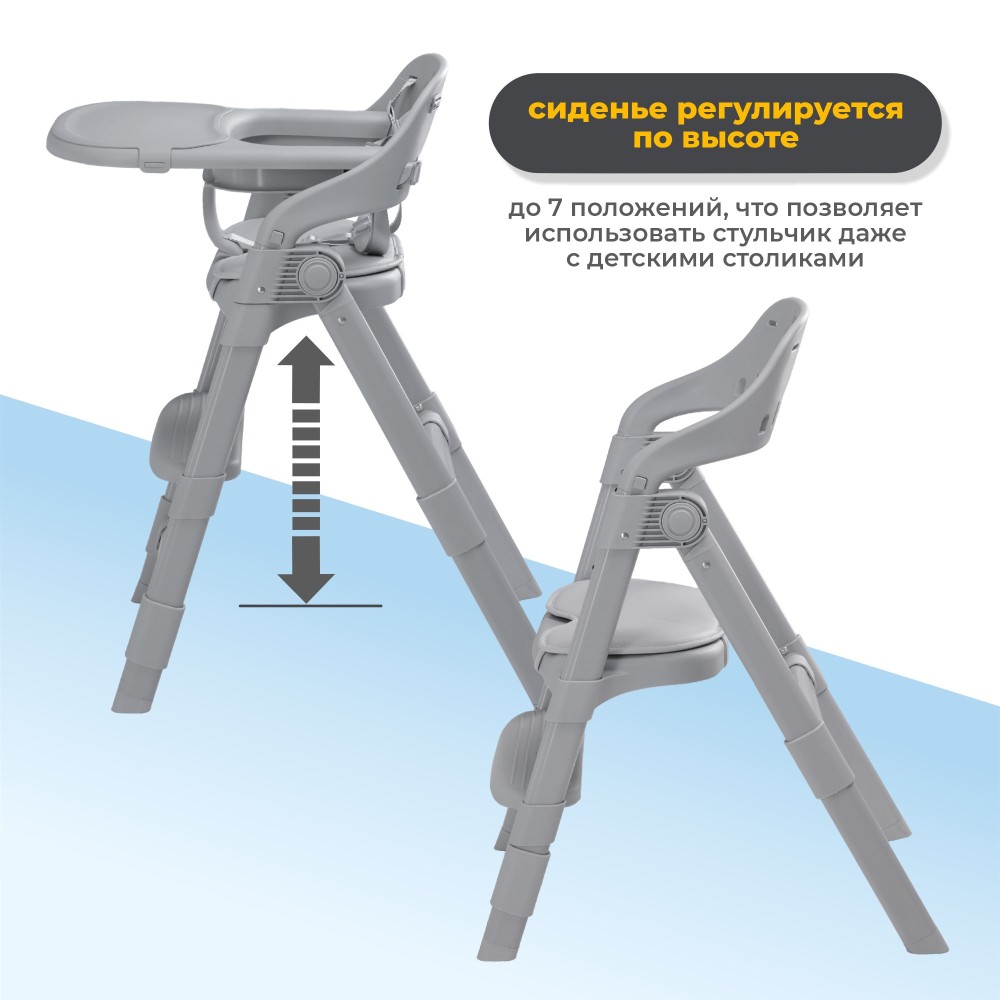 Стульчик для кормления iLovi Snap Dark Grey