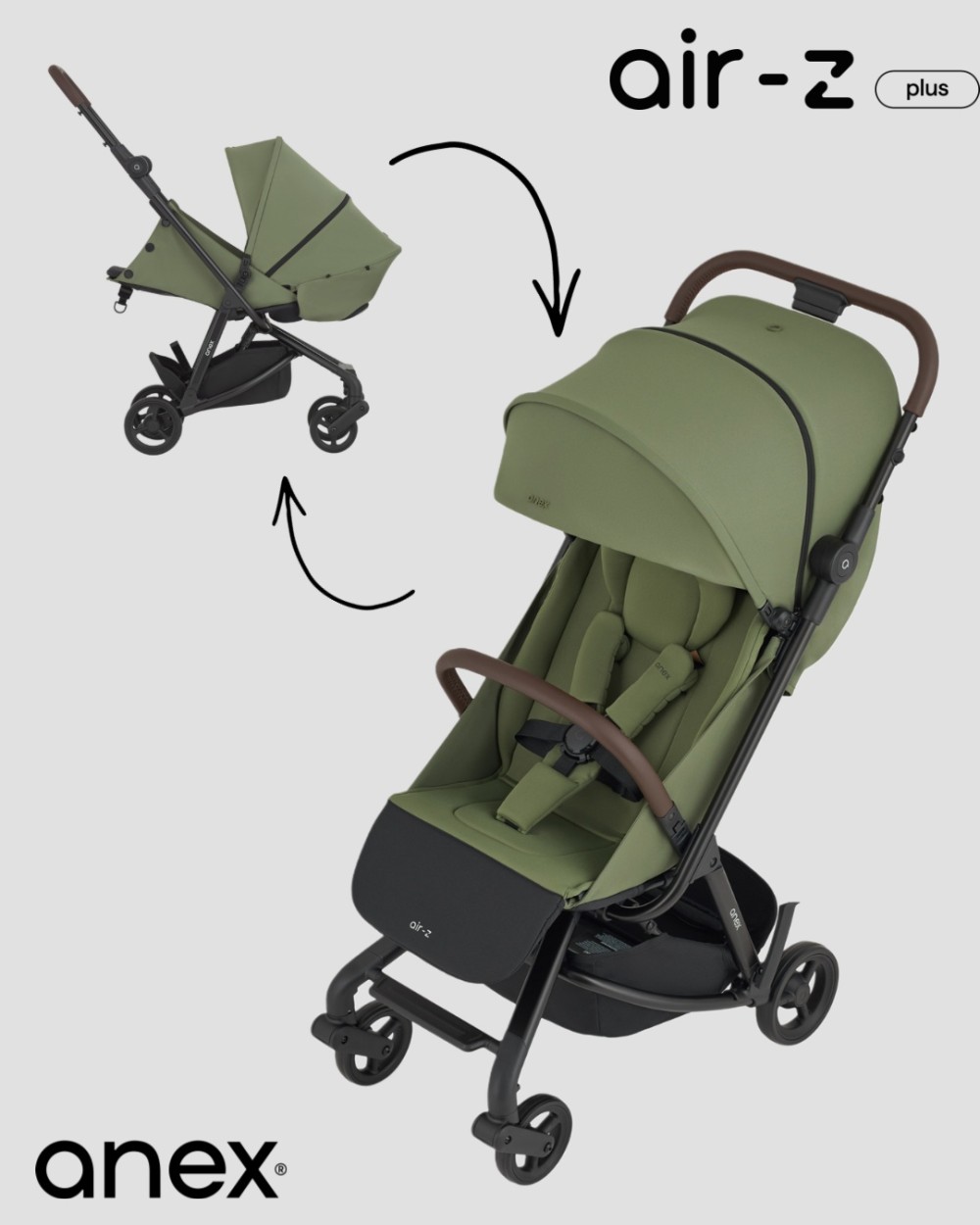 Коляска Anex Air-z Plus Elvie