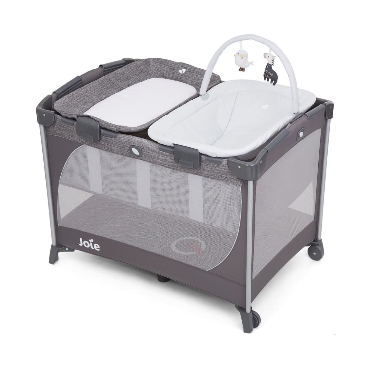 Манеж Joie Playard Commuter Change and Snooze Linen Gray