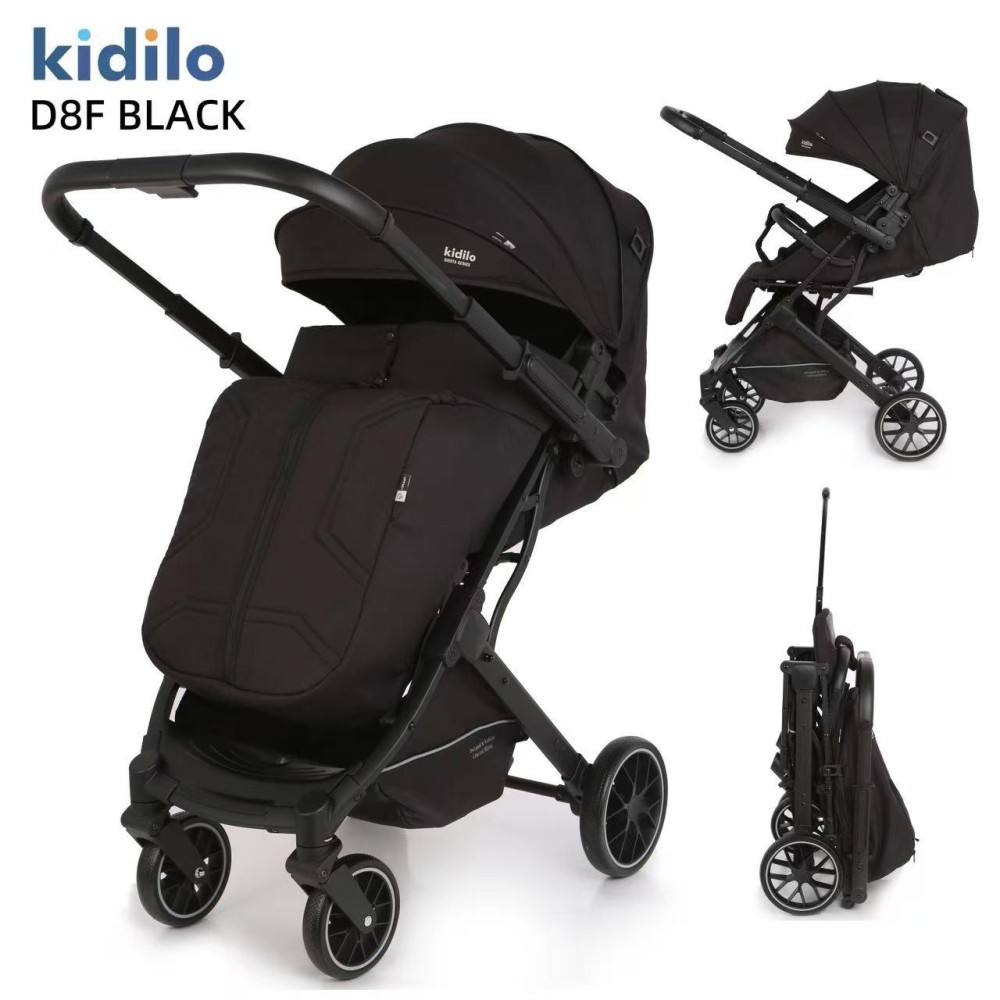 Коляска Kidilo D8F Black