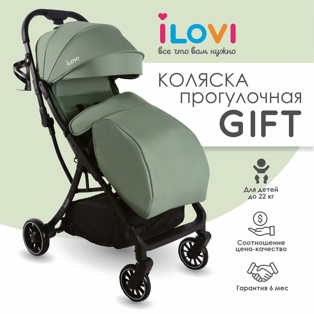 Коляска iLovi Gift Mint