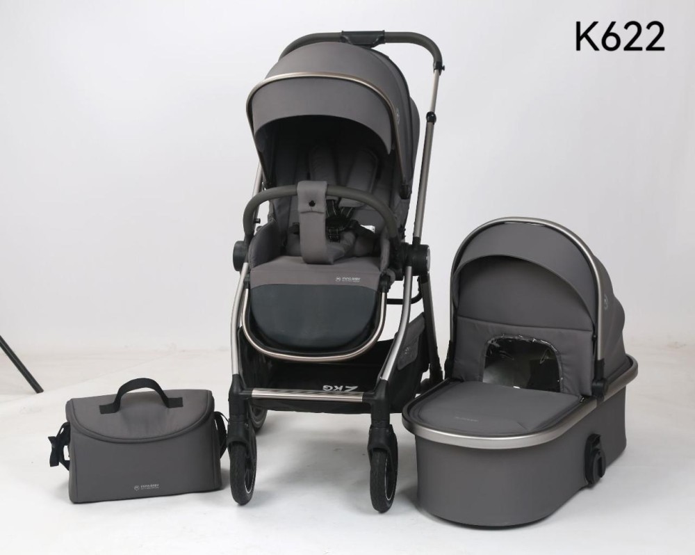 Коляска 2в1 Ining baby K622 Grey