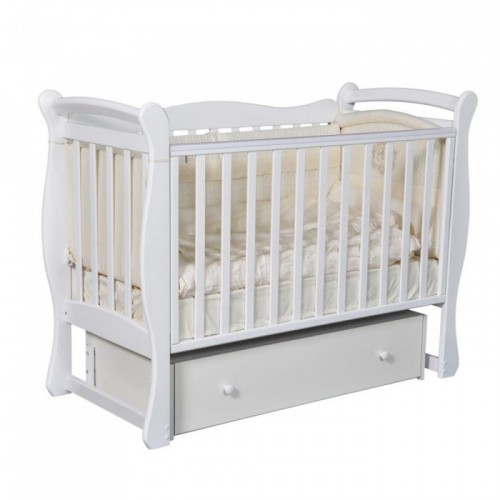 Детская кроватка Антел Джулия 1 универсальный маятник белая