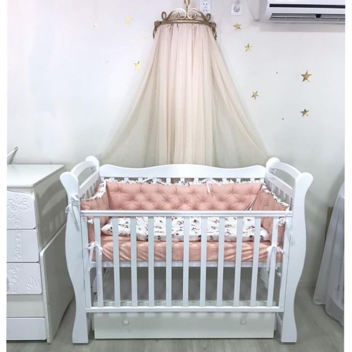 Детская кроватка Антел Джулия 1 универсальный маятник белая