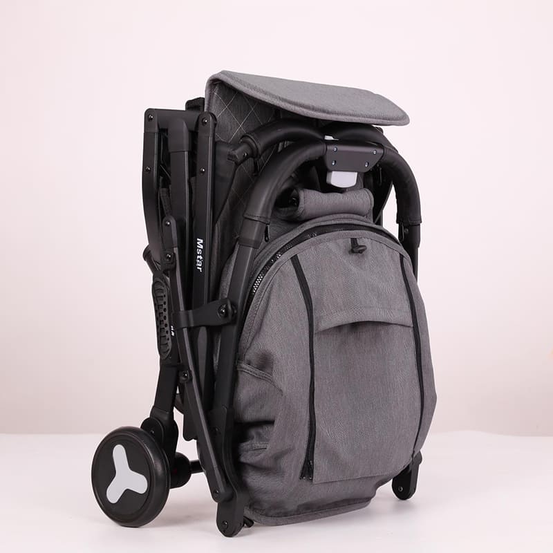 Коляска прогулочная Mstar светло-серый