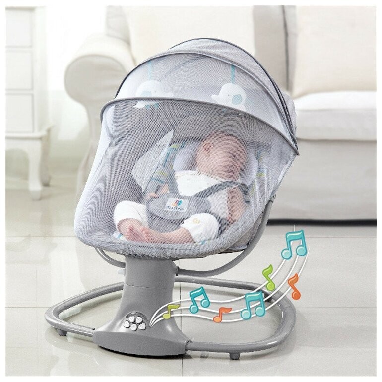 Шезлонг Mastela 3 в 1 104 серый